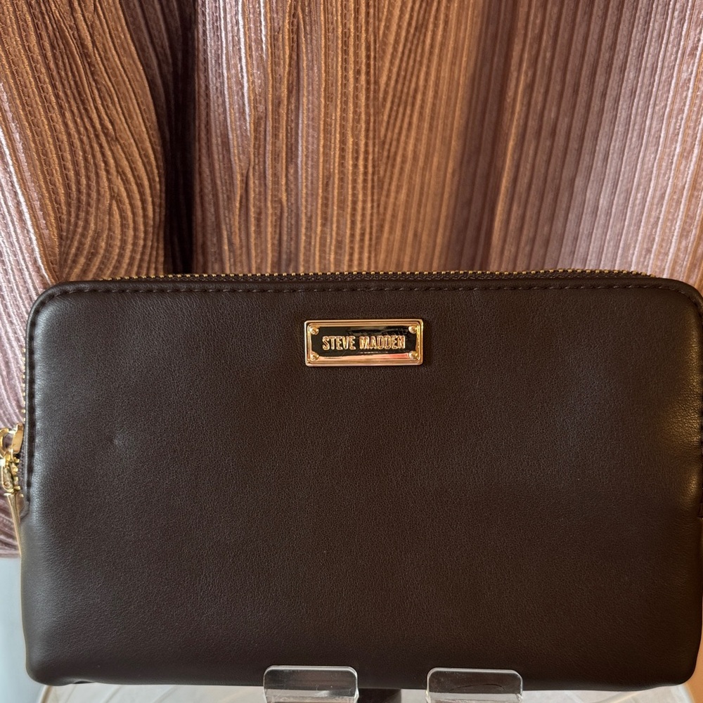 Steve Madden Dark Brown Clutch‎ NWOT